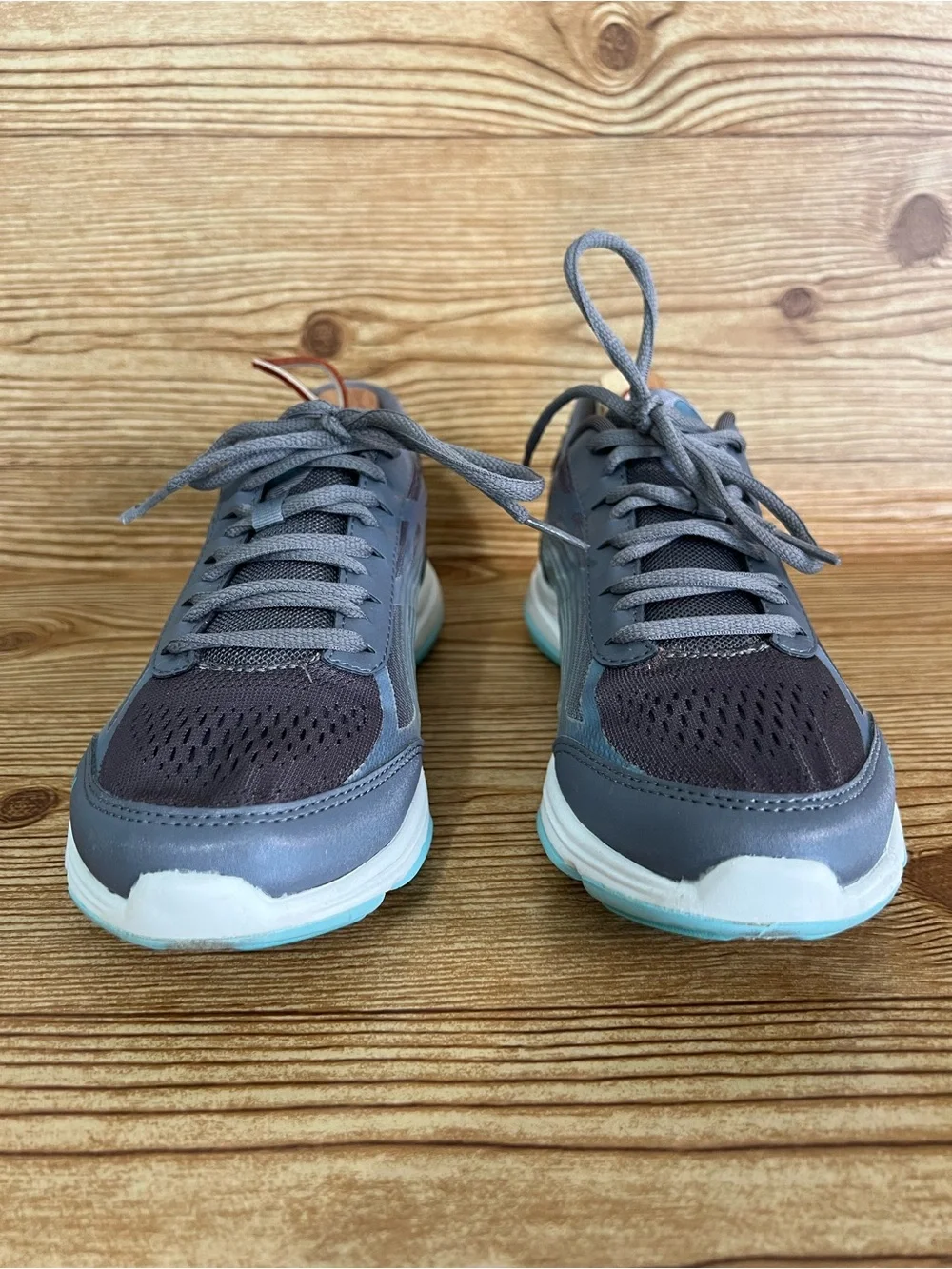 Ryka Devotion Plus 3 Women's 8M Gray Blue QT Grey Mesh Fitness Walking Shoe